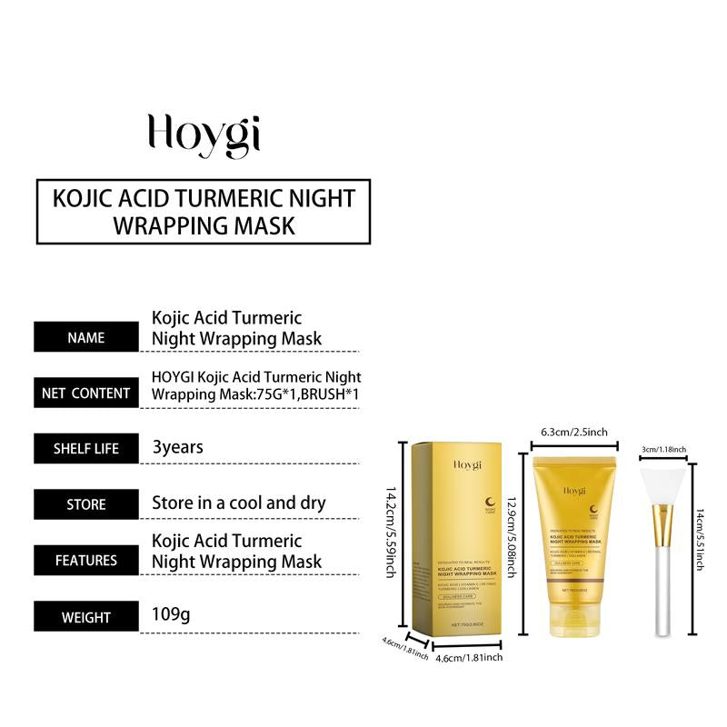 Turmeric Collagen Peel-Off Mask (With Scraper) Mildly Exfoliates, Firms, and Brightens for Tight, Glowing Skin Manual Facial Ice Roller with Handle