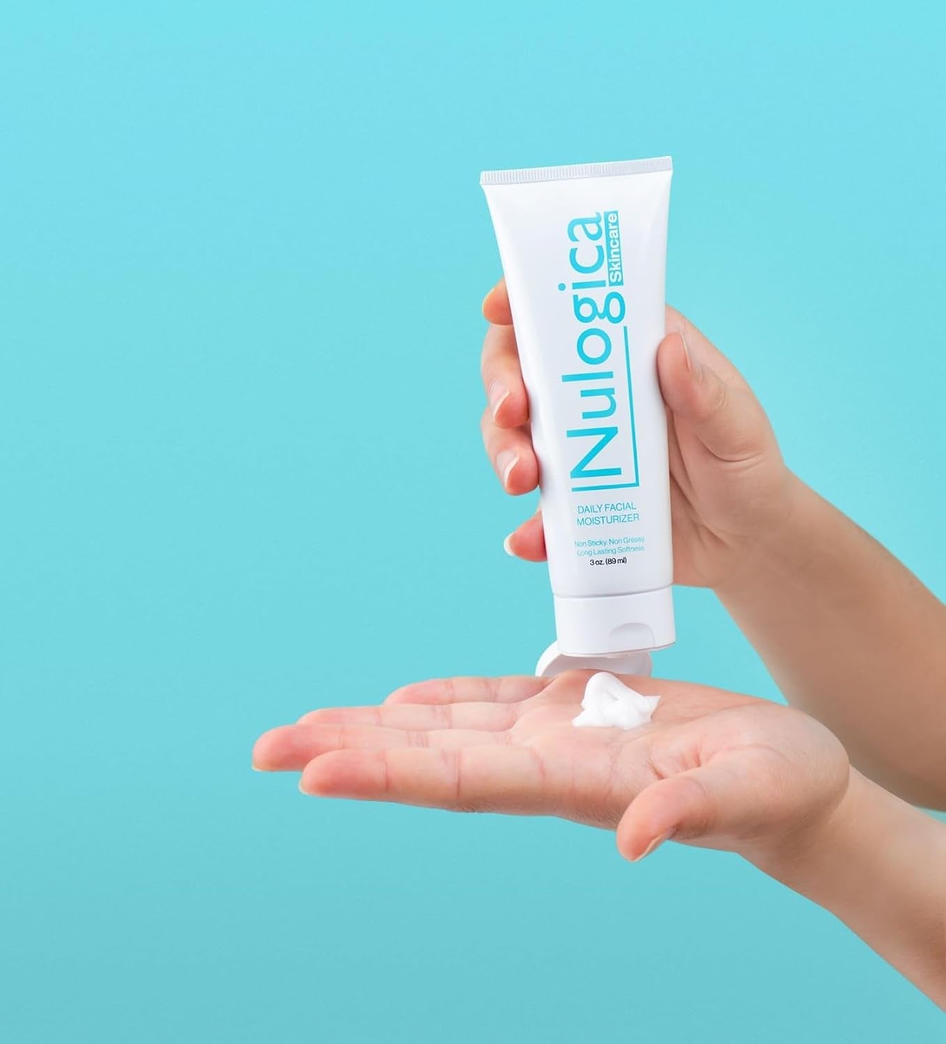 Daily Facial Moisturizer | All Skin Types | Face Cream | Hypoallergenic | Sensitive Skin | Normal to Oily | Water Based | Vegan