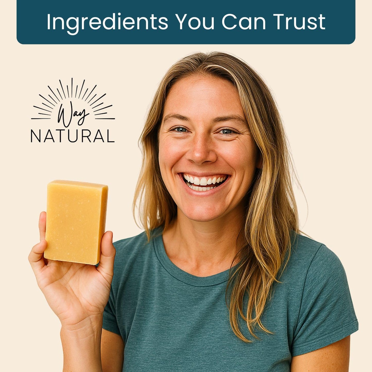 Honey Oatmeal Soap Bar - Goat Milk Soap for Men, Women & Kids - Natural, Handmade W/Real Milk - Dry, Sensitive Skin, Hands/Body - Premium, Gentle, No Dyes - (1, Large, 5Oz)