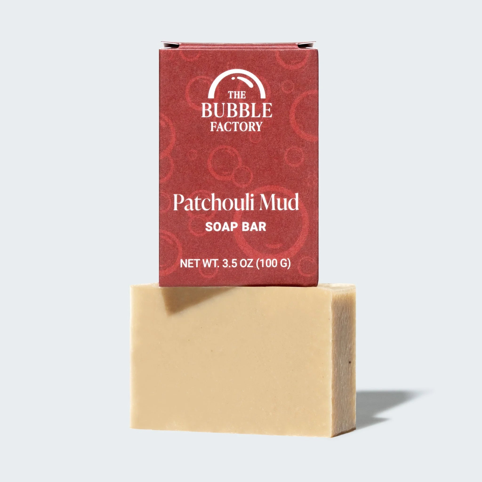 Handmade Cold-Process Natural Vegan Bar Soap, Patchouli Mud, 1 Bar (3.5Oz)