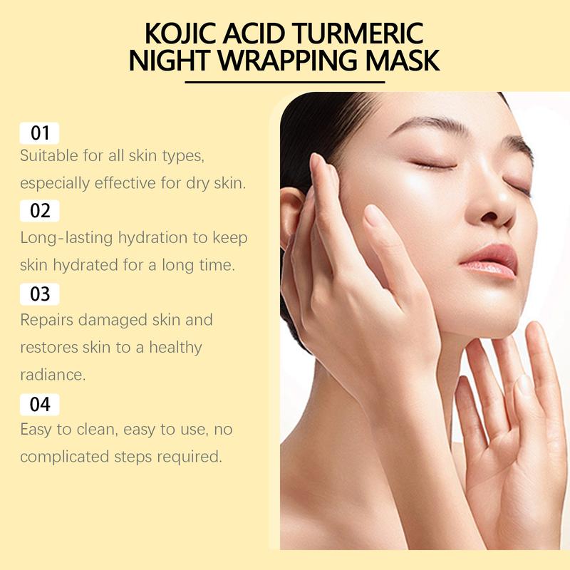 Turmeric Collagen Peel-Off Mask (With Scraper) Mildly Exfoliates, Firms, and Brightens for Tight, Glowing Skin Manual Facial Ice Roller with Handle