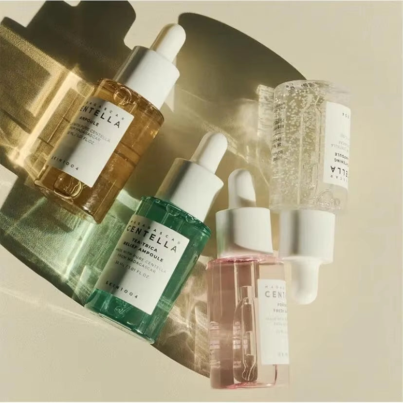 Skin1004 Angel Skin Care Centella Four-Color Repair Essence Ampoule Facial Whitening and Moisturizing Korean Skin Care Products