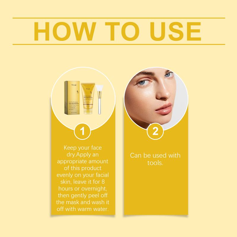 Turmeric Collagen Peel-Off Mask (With Scraper) Mildly Exfoliates, Firms, and Brightens for Tight, Glowing Skin Manual Facial Ice Roller with Handle
