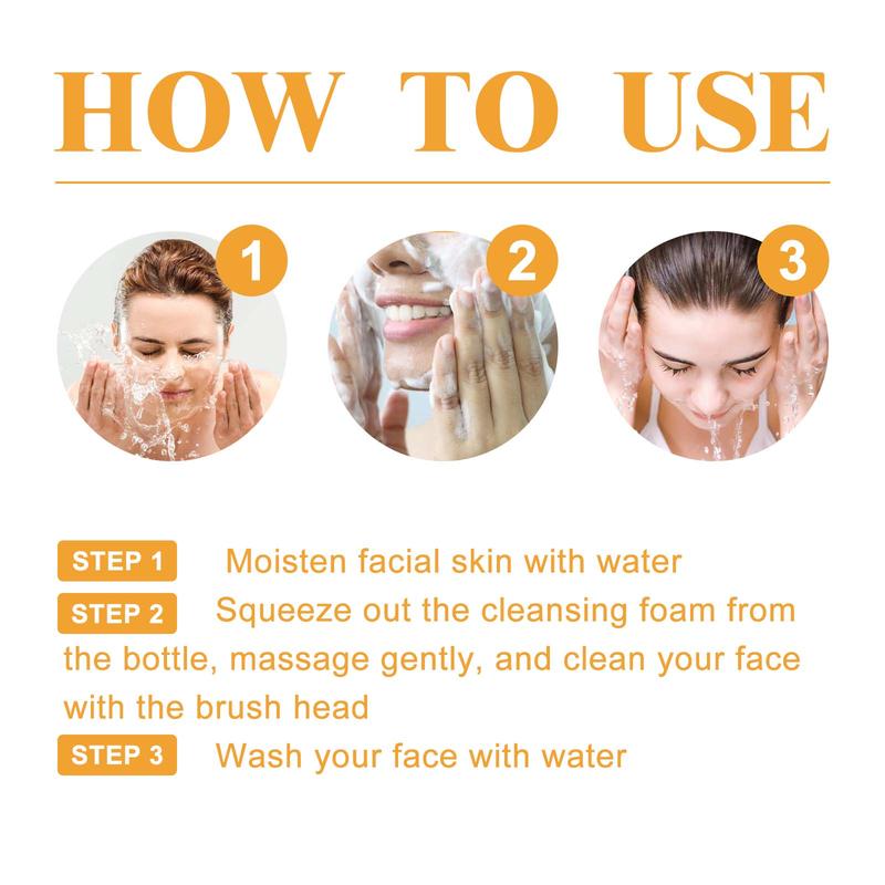 Deep Cleansing Turmeric Brightening Facial Skincarecleanser, Comfort Deep Cleansing , Oily Skin,Gir Shower Products Facial Cleansersfacial Cleansing Facial Wash