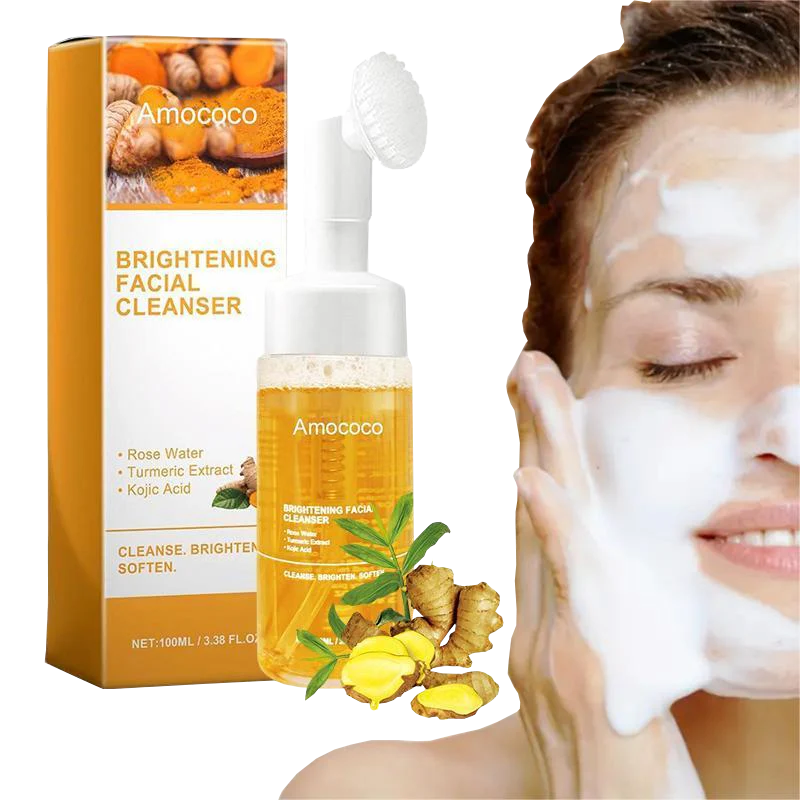 Deep Cleansing Turmeric Brightening Facial Skincarecleanser, Comfort Deep Cleansing , Oily Skin,Gir Shower Products Facial Cleansersfacial Cleansing Facial Wash