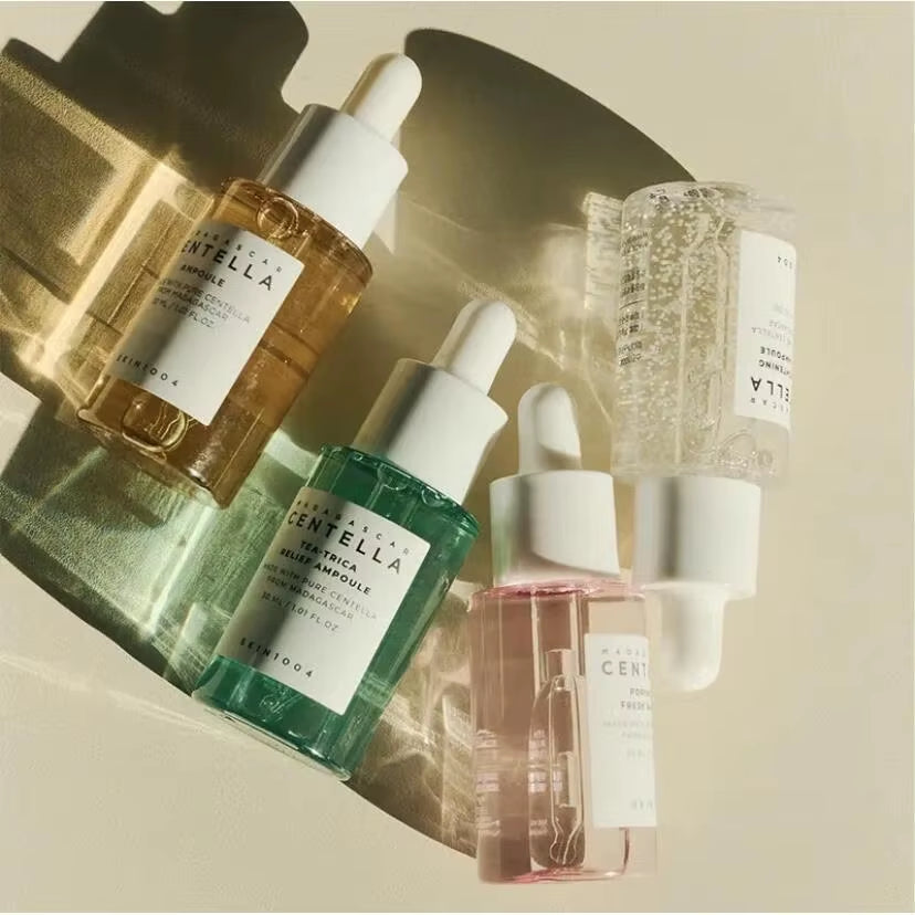Skin1004 Angel Skin Care Centella Four-Color Repair Essence Ampoule Facial Whitening and Moisturizing Korean Skin Care Products