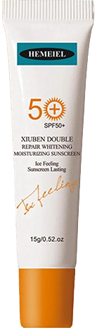 Face Sunscreen, Sunscreen for Face, Sunscreen SPF 50, Facial Sunscreen Clear Face Primer Improve Dullness, Travel Size Sunscreen, Oil Free Sunscreen for Women, All-Day Lasting - 15G